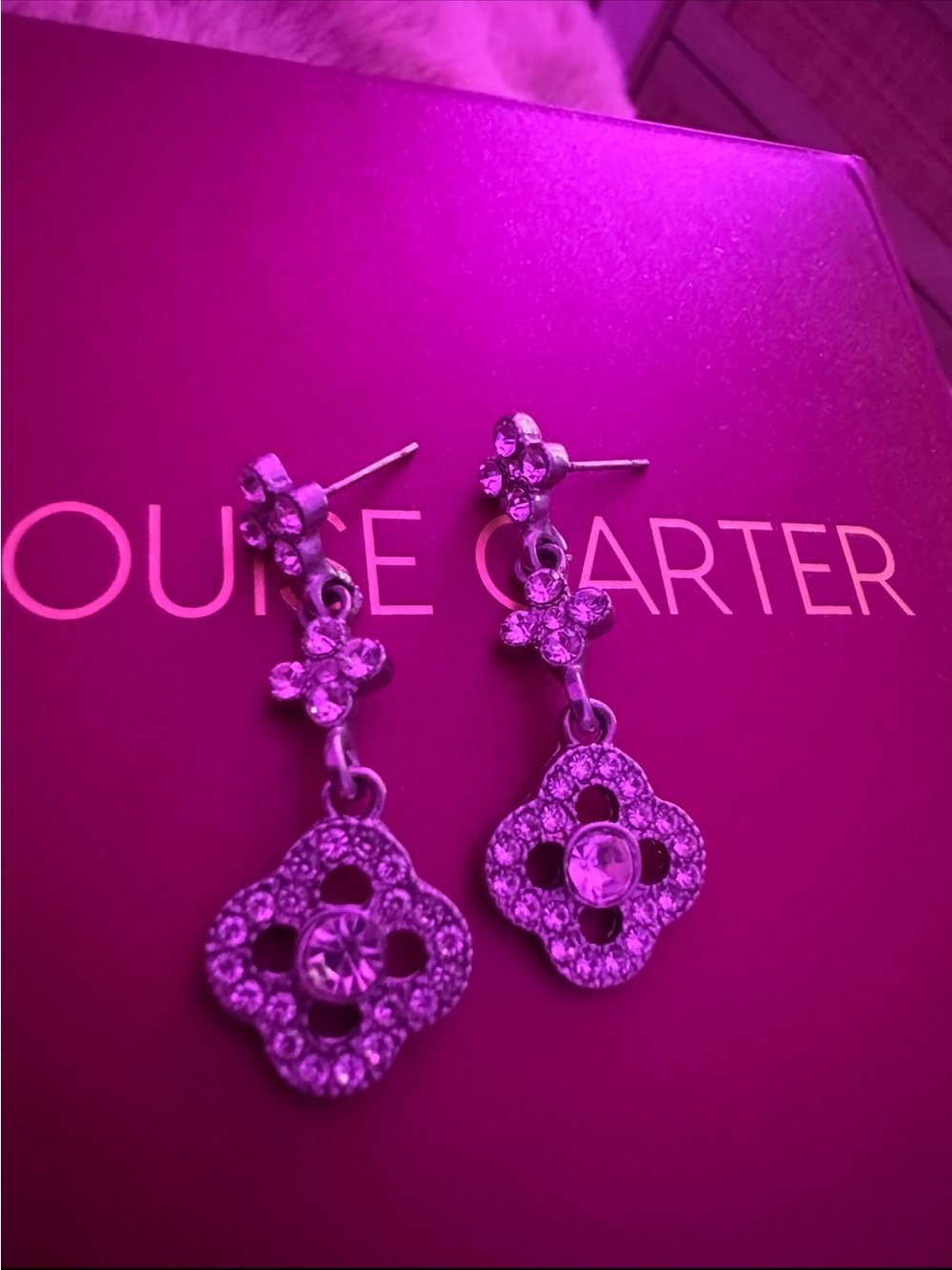 Crystal Dangle Earrings